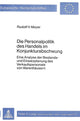Book cover of: Die Personalpolitik des Handels im Konjunkturabschwung