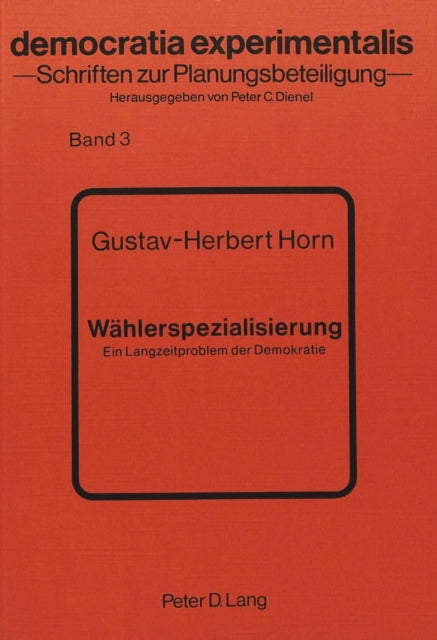 Book cover of: Waehlerspezialisierung