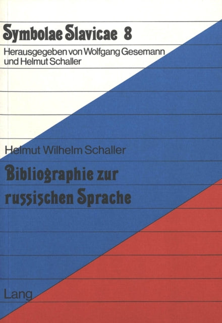 Book cover of: Bibliographie zur russischen Sprache