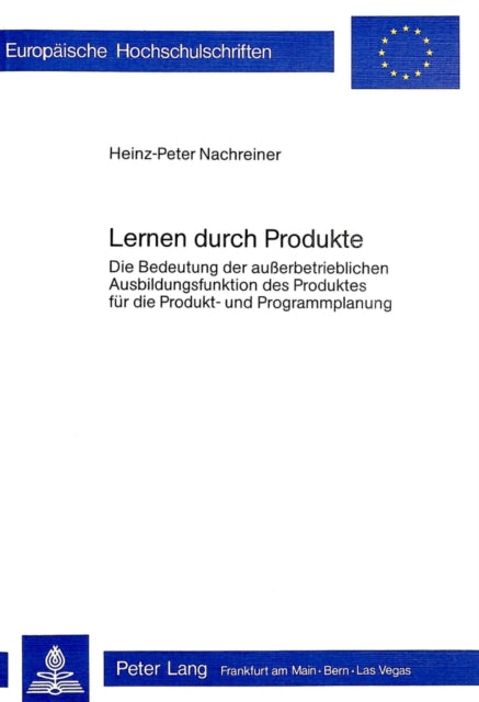 Book cover of: Lernen durch Produkte