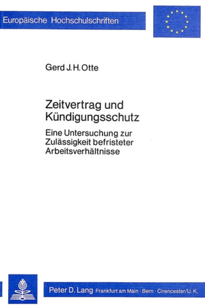 Zeitvertrag und Kuendigungsschutz