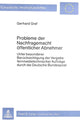 Book cover of: Probleme der Nachfragemacht oeffentlicher Abnehmer