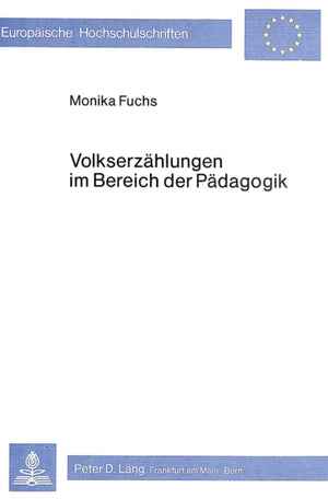 Volkserzaehlungen im Bereich der Paedagogik
