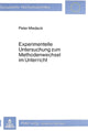 Book cover of: Experimentelle Untersuchung zum Methodenwechsel im Unterricht