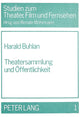 Book cover of: Theatersammlung und Oeffentlichkeit