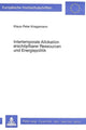 Book cover of: Intertemporale Allokation erschoepfbarer Ressourcen und Energiepolitik