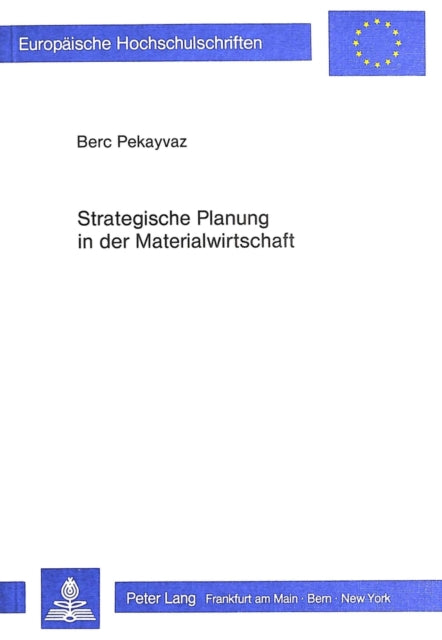 Book cover of: Strategische Planung in der Materialwirtschaft
