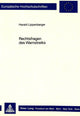 Book cover of: Rechtsfragen des Warnstreiks