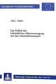 Book cover of: Der Einfluss der betrieblichen Altersversorgung auf den Unternehmenswert