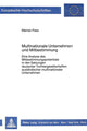 Book cover of: Multinationale Unternehmen und Mitbestimmung