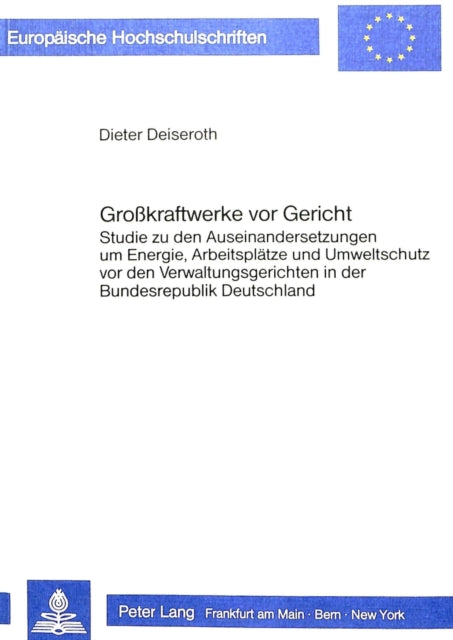 Book cover of: Grosskraftwerke vor Gericht