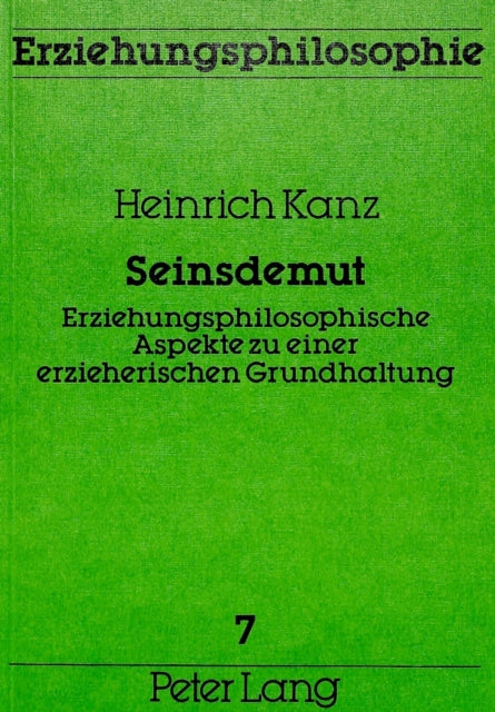 Book cover of: Seinsdemut