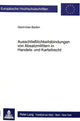 Book cover of: Ausschliesslichkeitsbindungen von Absatzmittlern in Handels- und Kartellrecht
