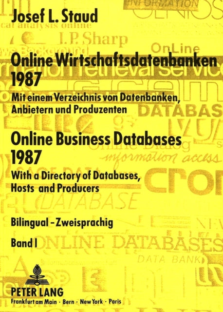 Book cover of: Online Wirtschaftsdatenbanken 1987- Online Business Databases 1987