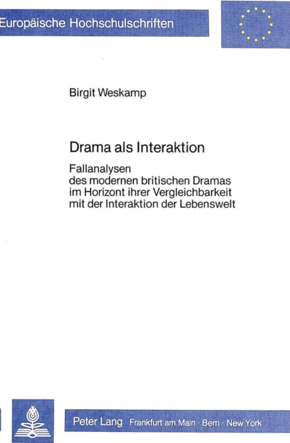 Book cover of: Drama als Interaktion