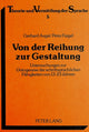 Book cover of: Von der Reihung zur Gestaltung