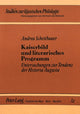 Book cover of: Kaiserbild Und Literarisches Programm