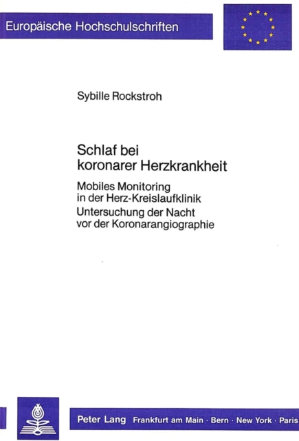 Book cover of: Schlaf bei koronarer Herzkrankheit