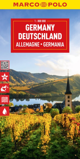 Book cover of: Germany Marco Polo Map