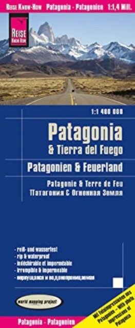 Book cover of: Patagonia & Tierra del Fuego (1:1,400,000)