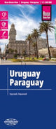 Book cover of: Uruguay & Paraguay Map