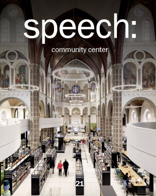 Book cover of: speech 21: community center. By: Anna Martovitskaya
