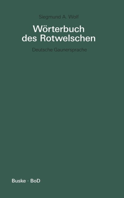 Book cover of: Worterbuch des Rotwelschen / Worterbuch des Rotwelschen