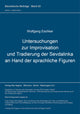 Book cover of: Untersuchungen zur Improvisation und Tradierung der Sevdalinka an Hand der sprachlichen Figuren. By: Wolfgang Eschker