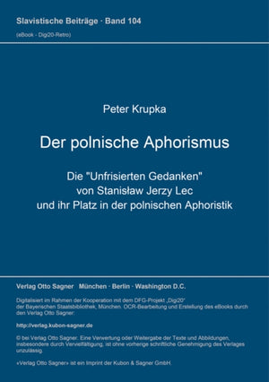 Der polnische Aphorismus