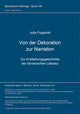 Book cover of: Von der Dekoration zur Narration