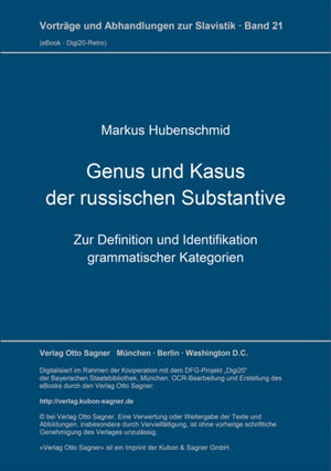 Genus und Kasus der russischen Substantive