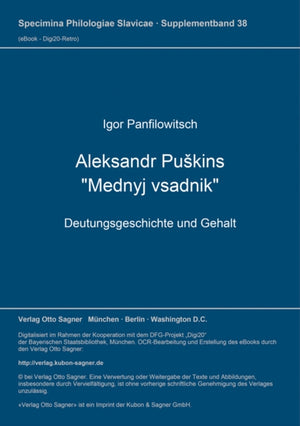 Aleksandr Puskins "Mednyj vsadnik"