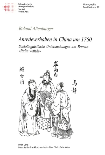 Book cover of: Anredeverhalten in China um 1750