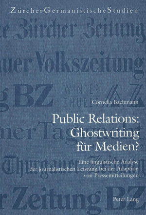 Public Relations: Ghostwriting fuer Medien?