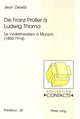 Book cover of: De Franz Prueller a Ludwig Thoma. By: Jean Dewitz