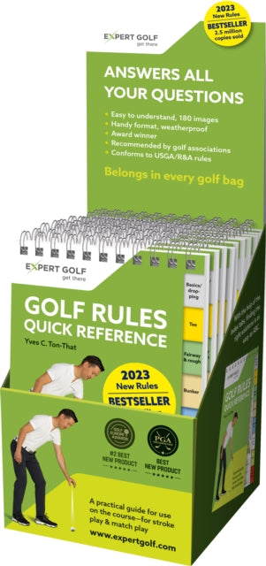 Book cover of: Golf Rules Quick Reference 2023-2026 (10 pack). By: Yves C. Ton-That