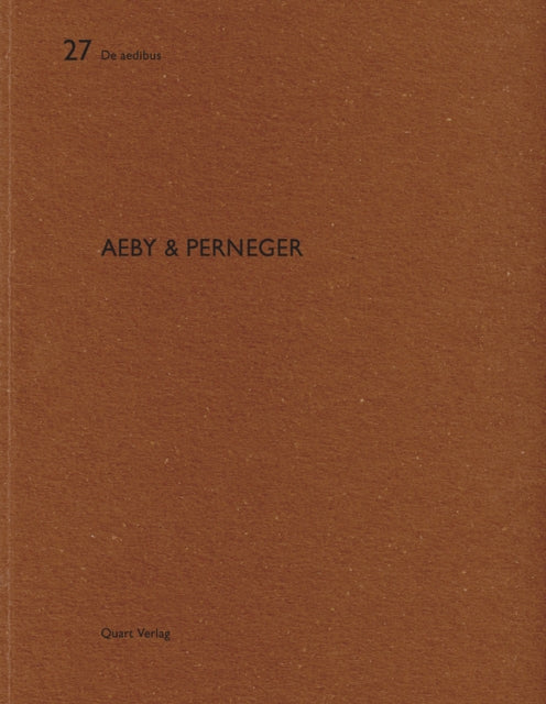 Book cover of: Aeby & Perneger. By: Aeby & Perneger
