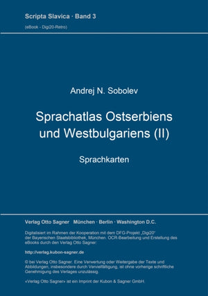 Sprachatlas Ostserbiens und Westbulgariens (II)