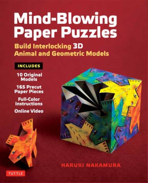 Book cover of: Mind-Blowing Paper Puzzles Kit. By: Haruki Nakamura
