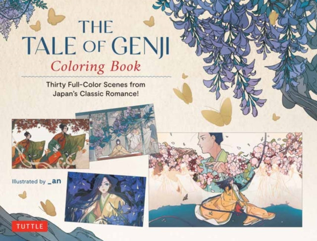 Book cover of: Tale of Genji Coloring Book