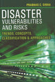 Book cover of: Disaster Vulnerabilities & Risks. By: Prabhas C. Sinha