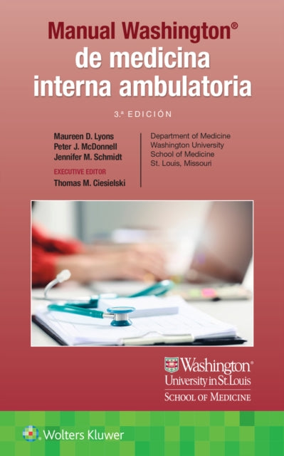 Book cover of: Manual Washington de medicina interna ambulatoria. By: Maureen Lyons
