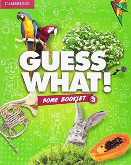 Book cover of: Guess What! Level 3 Activity Book with Home Booklet and Online Interactive Activities Spanish Edition