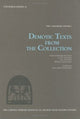 Book cover of: Demotic Texts from the Collection. By: P. J. Frandsen