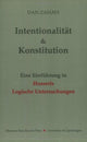 Book cover of: Intentionalitat und Konstitution. By: Dan Zahavi