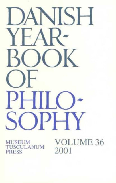 Book cover of: Danish Yearbook of Philosophy. By: Finn Collin