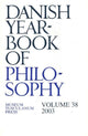 Book cover of: Danish Yearbook of Philosophy. By: Finn Collin