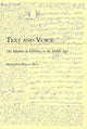 Book cover of: Text & Voice. By: Marianne Borch