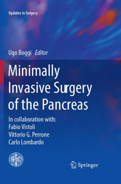 Book cover of: Minimally Invasive Surgery of the Pancreas. By: Ugo Boggi