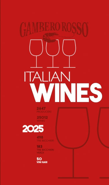 Book cover of: Italian Wines 2025. By: Gambero Rosso